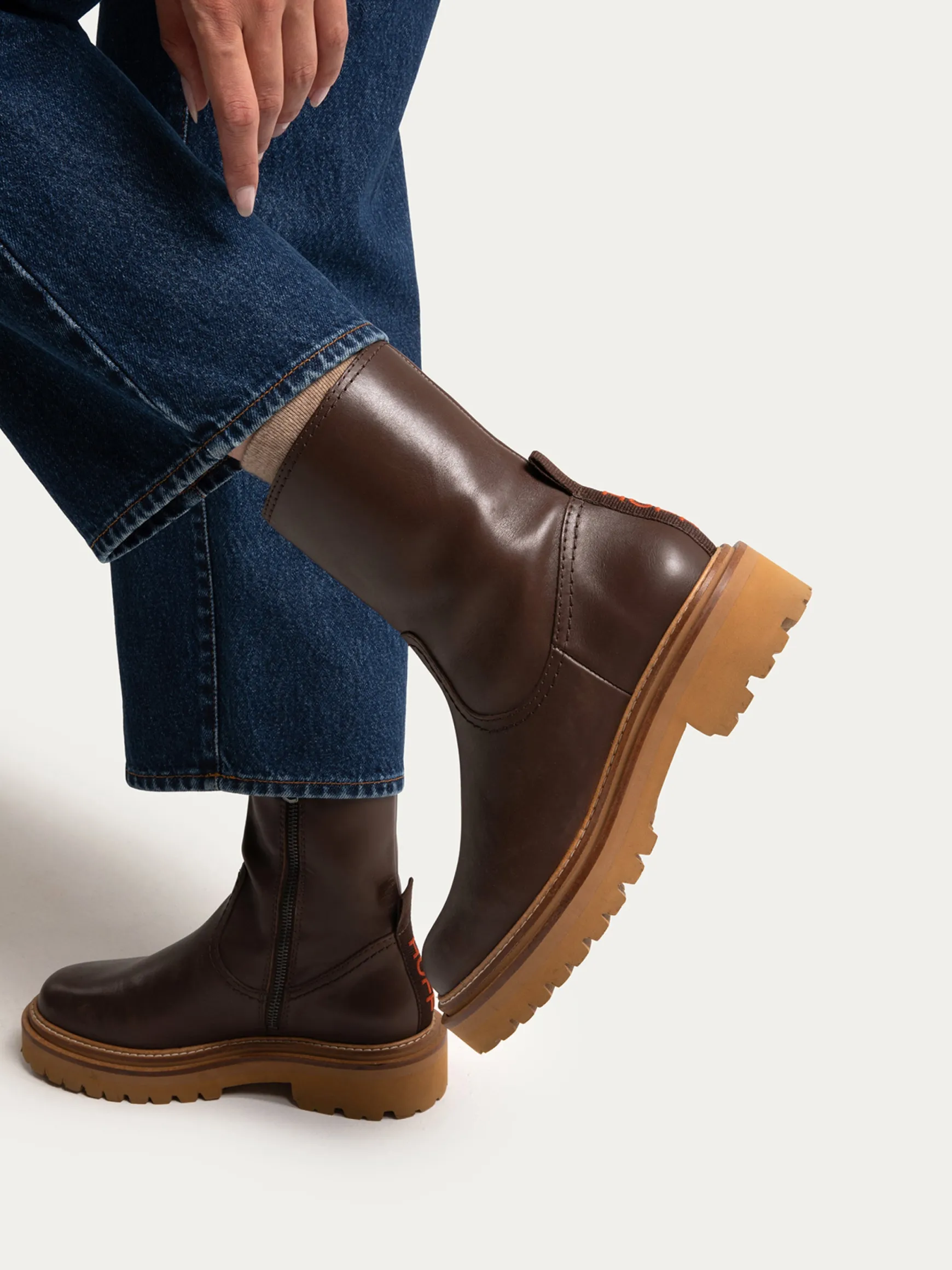 botte_en_cuir_office_marron_6.webp HOFF Bottes Et Bottines*BOTTE EN CUIR OFFICE MARRON