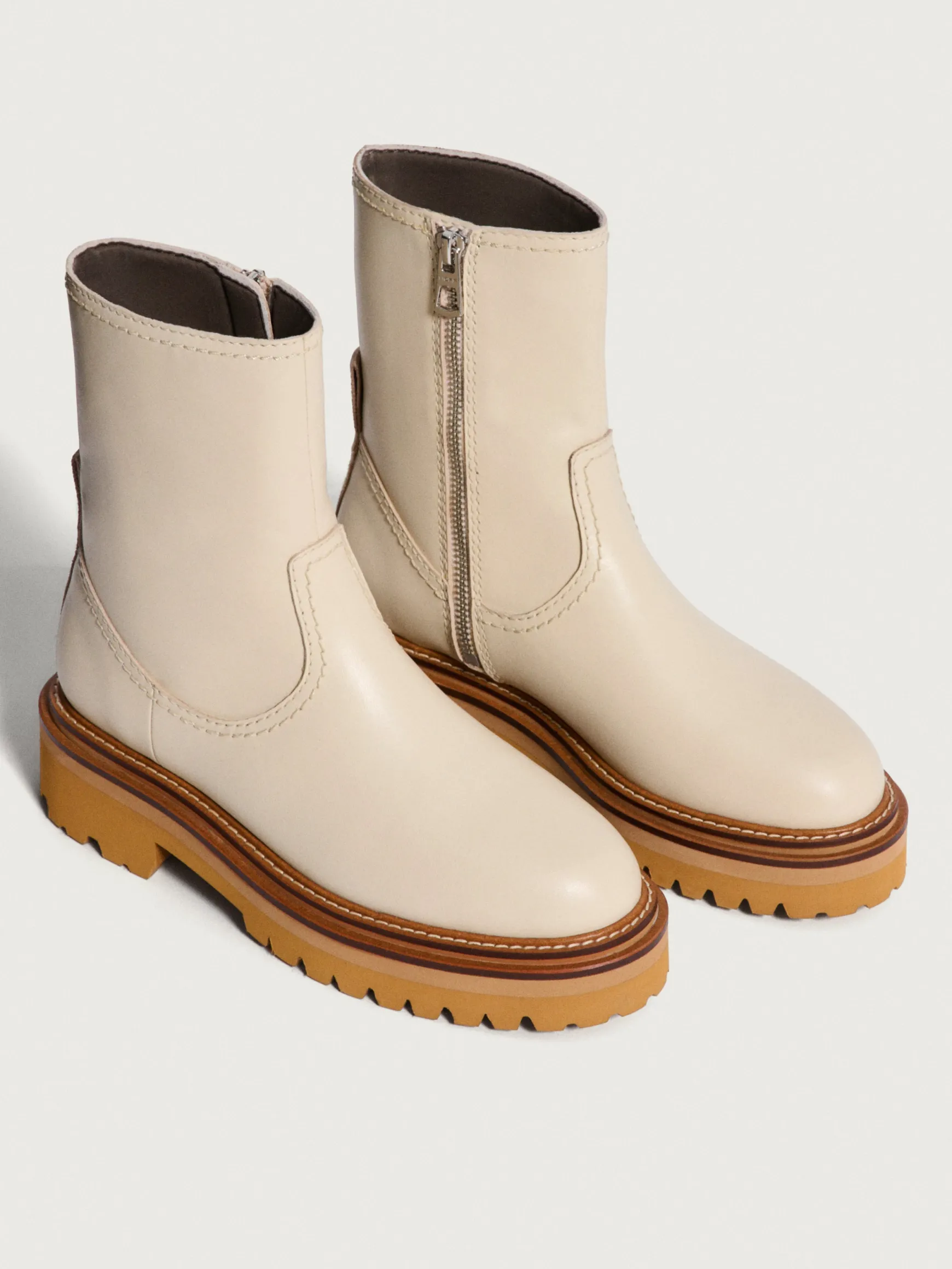 botte_en_cuir_office_off_white_2.webp HOFF Bottes Et Bottines*BOTTE EN CUIR OFFICE OFF WHITE