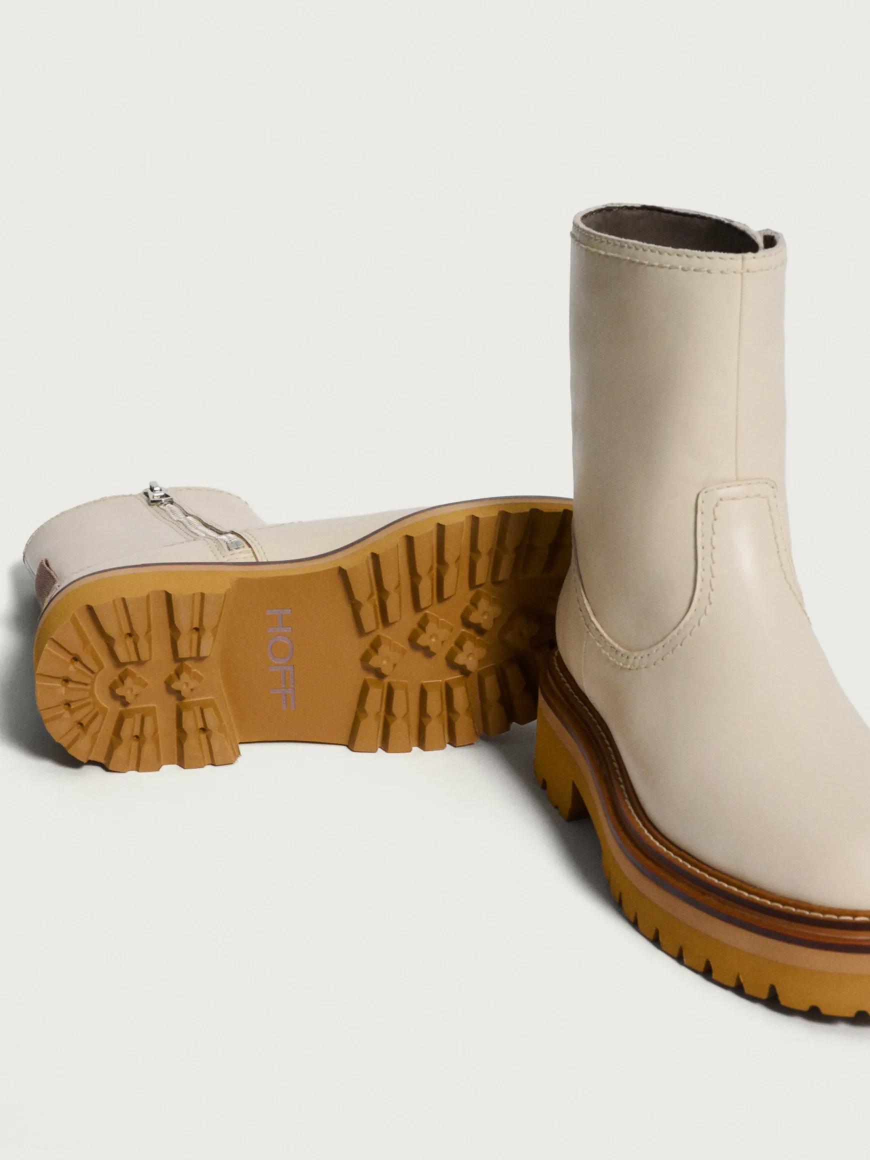 botte_en_cuir_office_off_white_5.webp HOFF Bottes Et Bottines*BOTTE EN CUIR OFFICE OFF WHITE