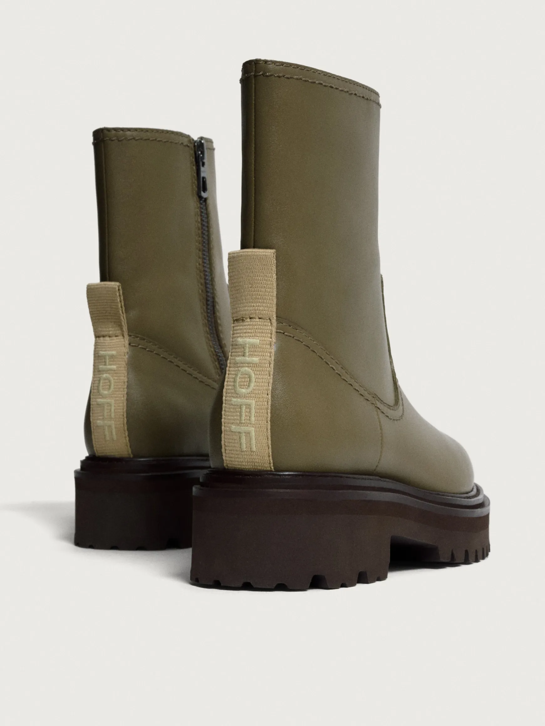 botte_en_cuir_office_vert_3.webp HOFF Bottes Et Bottines*BOTTE EN CUIR OFFICE VERT