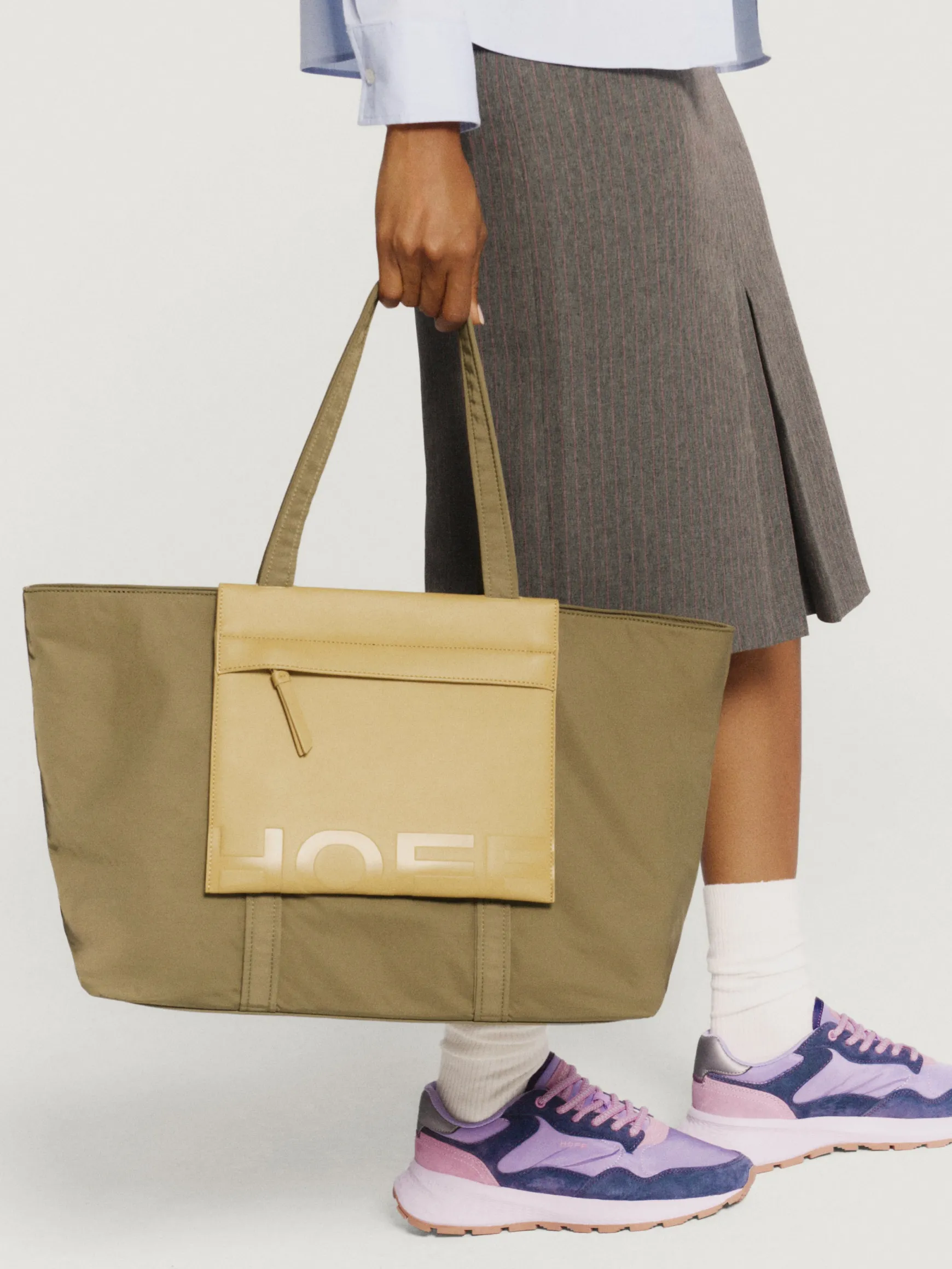 shopper_nylon_daily_kaki_6.webp HOFF Nylon | Sac À Main*SHOPPER NYLON DAILY KAKI